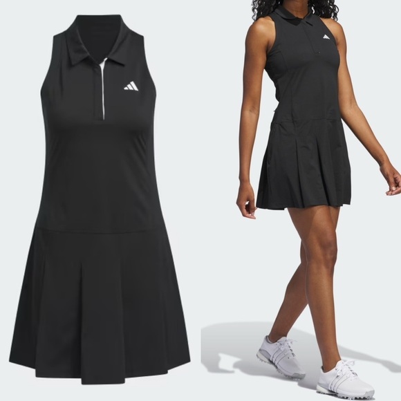 adidas Dresses & Skirts - NWT ADIDAS ultimate 365 TOUR pleated Mini black Dress size small